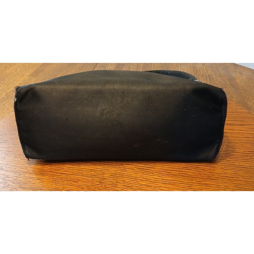 Kate Spade Bag Black Fabric Top Zip Classic Minimalist Chic Pocket - Picture 5 of 11